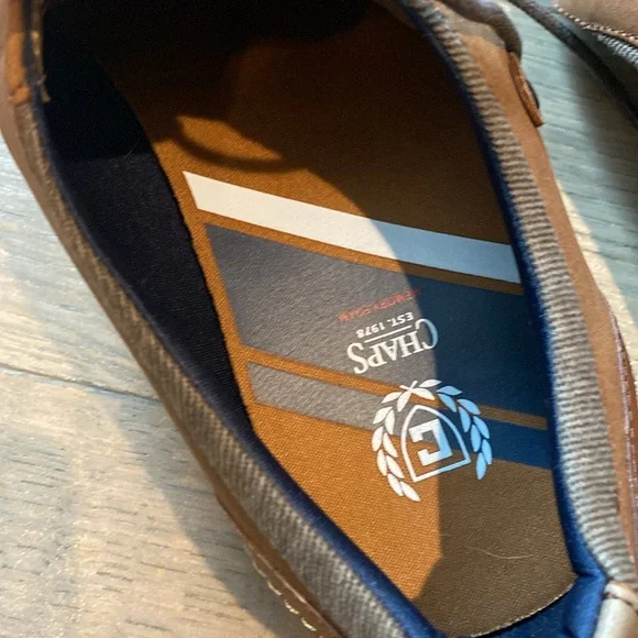 Brown Chaps Dress Shoes 10.5 - Picture 6 of 7